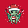 Christmas Cthulhu-None-Drawstring-Bag-brunopires