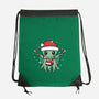 Christmas Cthulhu-None-Drawstring-Bag-brunopires