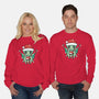 Christmas Cthulhu-Unisex-Crew Neck-Sweatshirt-brunopires