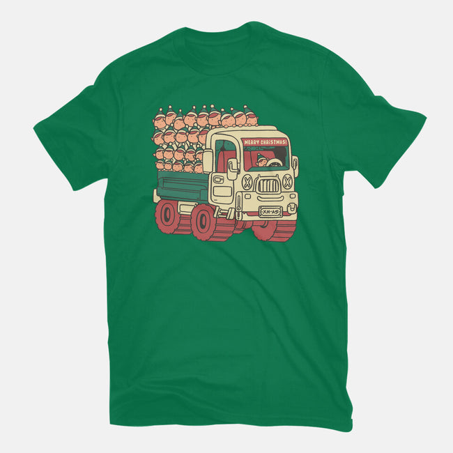 Xmas Workers-Womens-Fitted-Tee-naomori