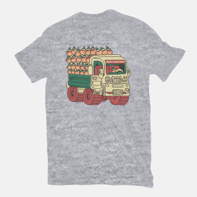 Xmas Workers-Womens-Fitted-Tee-naomori