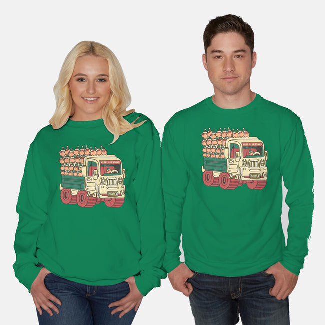 Xmas Workers-Unisex-Crew Neck-Sweatshirt-naomori