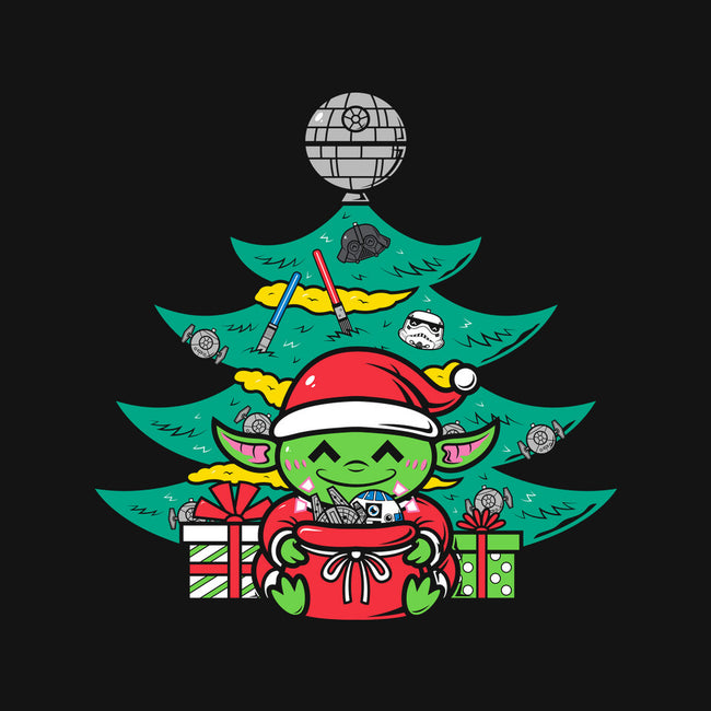 Christmas Tree In A Galaxy Far Away-Youth-Basic-Tee-krisren28