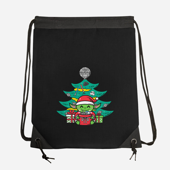 Christmas Tree In A Galaxy Far Away-None-Drawstring-Bag-krisren28