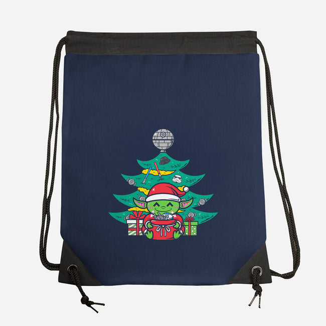 Christmas Tree In A Galaxy Far Away-None-Drawstring-Bag-krisren28