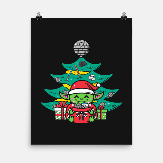 Christmas Tree In A Galaxy Far Away-None-Matte-Poster-krisren28