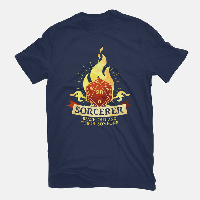 Sorcerer D20-Womens-Fitted-Tee-D20 Tees
