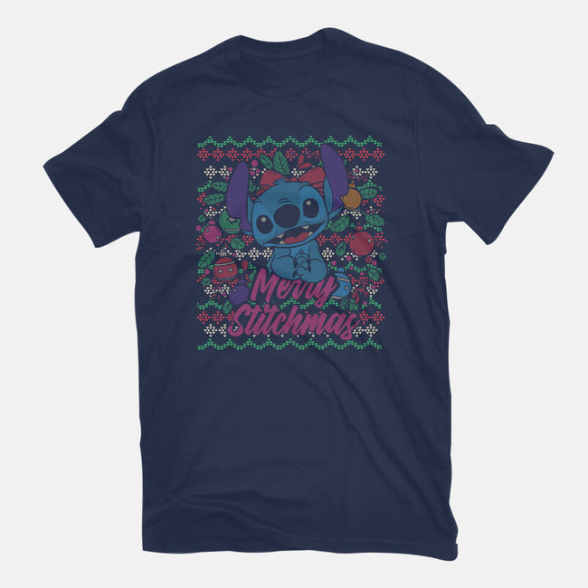 Ugly Sweater Stitchmas-Womens-Fitted-Tee-turborat14