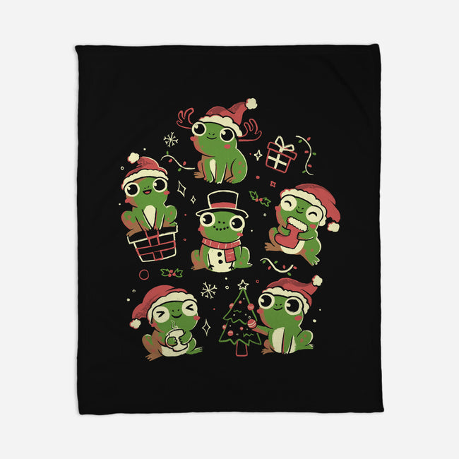 Jolly Frogs-None-Fleece-Blanket-eduely