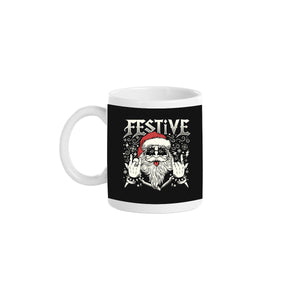 Festive Rock And Roll Santa