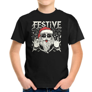 Festive Rock And Roll Santa