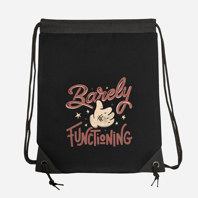Barely Functioning-None-Drawstring-Bag-tobefonseca