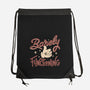 Barely Functioning-None-Drawstring-Bag-tobefonseca