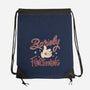 Barely Functioning-None-Drawstring-Bag-tobefonseca