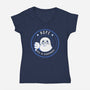 Funny Seal Of Disapproval-Womens-V-Neck-Tee-tobefonseca