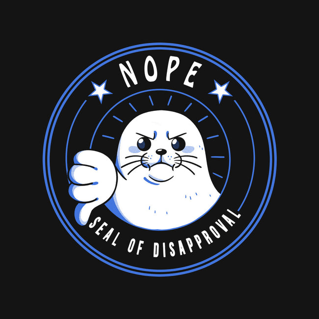 Funny Seal Of Disapproval-Womens-V-Neck-Tee-tobefonseca