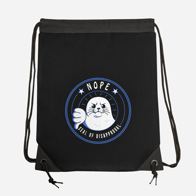 Funny Seal Of Disapproval-None-Drawstring-Bag-tobefonseca