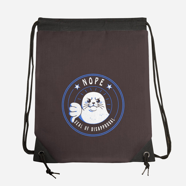 Funny Seal Of Disapproval-None-Drawstring-Bag-tobefonseca