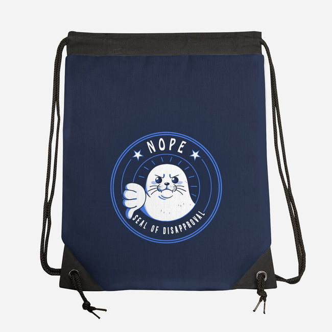Funny Seal Of Disapproval-None-Drawstring-Bag-tobefonseca