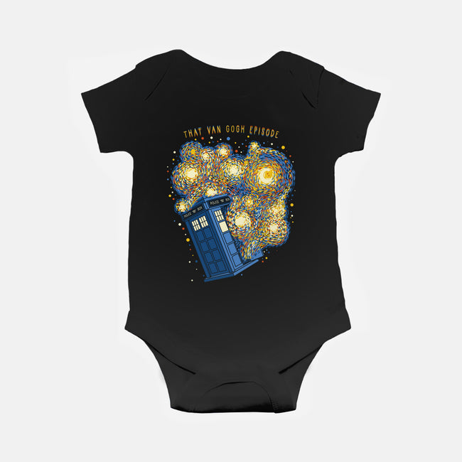 Travel Time Van Gogh Episode-Baby-Basic-Onesie-tobefonseca