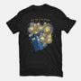Travel Time Van Gogh Episode-Womens-Fitted-Tee-tobefonseca