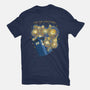 Travel Time Van Gogh Episode-Womens-Fitted-Tee-tobefonseca