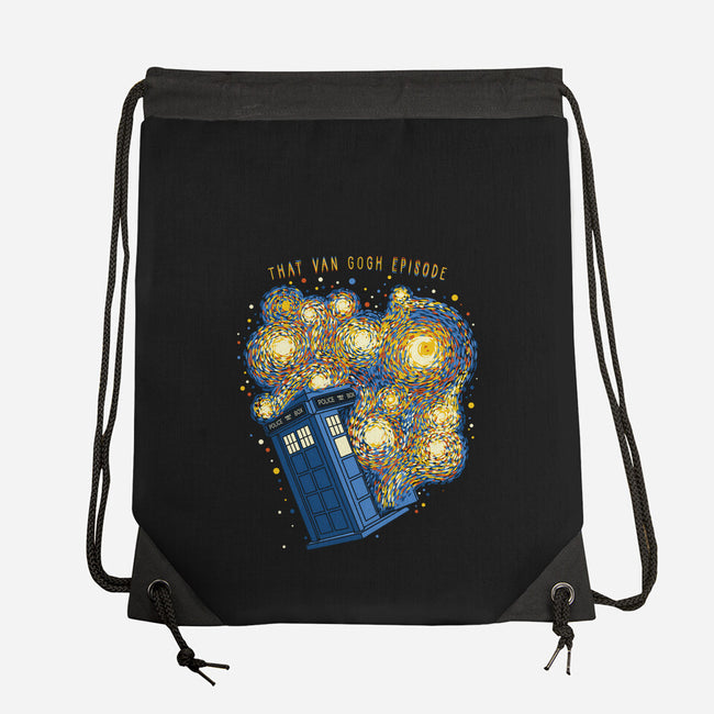 Travel Time Van Gogh Episode-None-Drawstring-Bag-tobefonseca