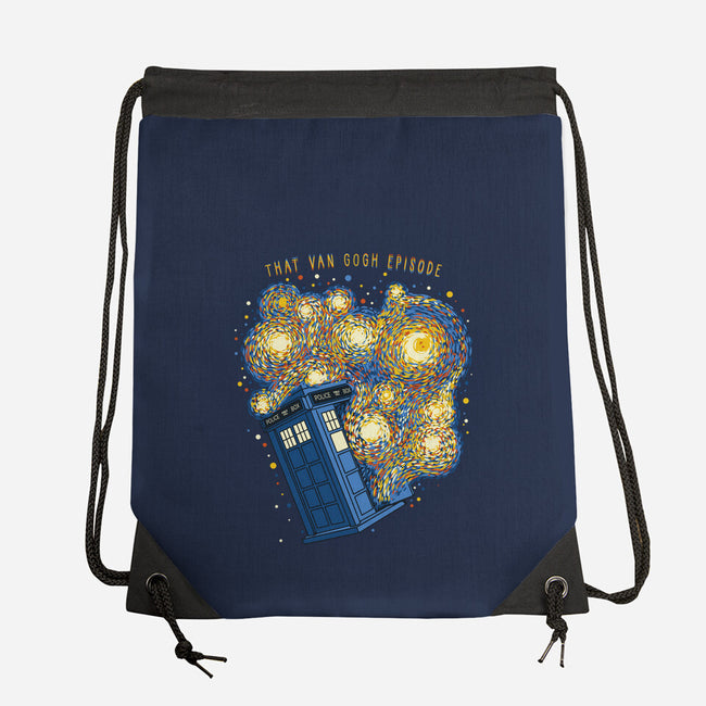 Travel Time Van Gogh Episode-None-Drawstring-Bag-tobefonseca