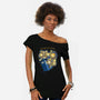 Travel Time Van Gogh Episode-Womens-Off Shoulder-Tee-tobefonseca