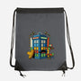 Buenas Tardis Travel Time-None-Drawstring-Bag-tobefonseca