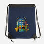 Buenas Tardis Travel Time-None-Drawstring-Bag-tobefonseca