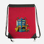 Buenas Tardis Travel Time-None-Drawstring-Bag-tobefonseca