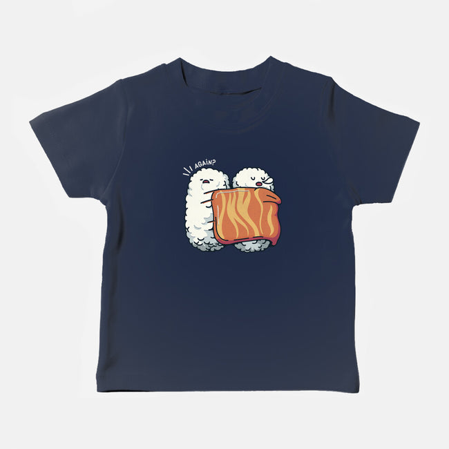 Sleeping Sushi Again-Baby-Basic-Tee-tobefonseca