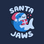 Santa Jaws Xmas Shark-Unisex-Crew Neck-Sweatshirt-tobefonseca