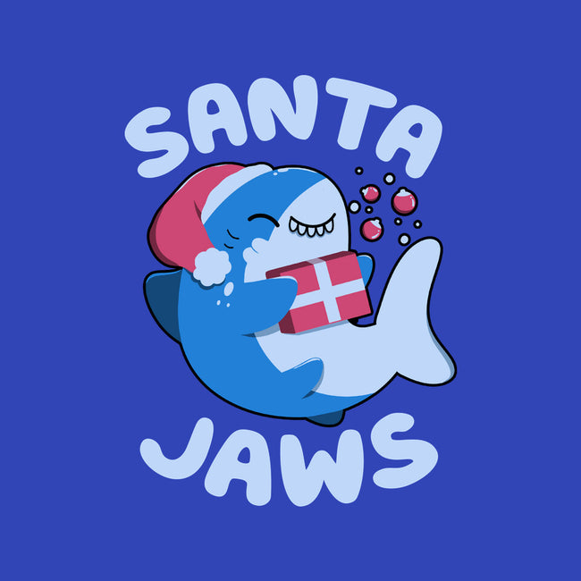 Santa Jaws Xmas Shark-Womens-V-Neck-Tee-tobefonseca