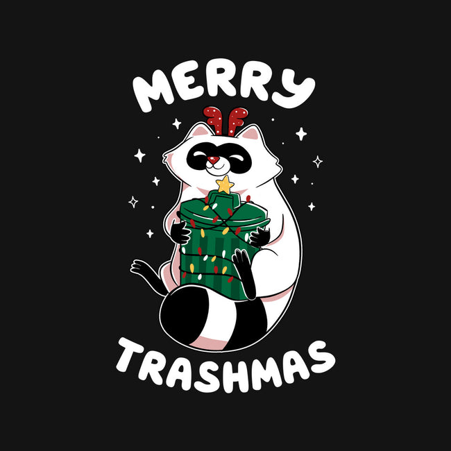 Merry Trashmas Xmas Raccoon-Mens-Basic-Tee-tobefonseca