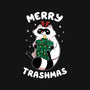 Merry Trashmas Xmas Raccoon-Mens-Basic-Tee-tobefonseca