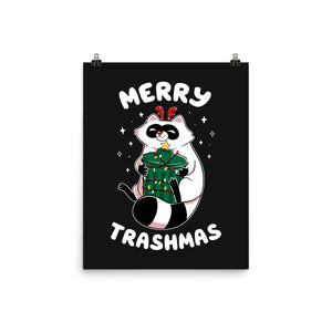 Merry Trashmas Xmas Raccoon