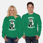 Merry Trashmas Xmas Raccoon-Unisex-Crew Neck-Sweatshirt-tobefonseca