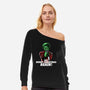 Say It Again-Womens-Off Shoulder-Sweatshirt-zascanauta