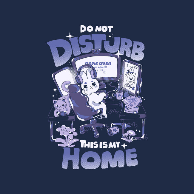 Do Not Disturb Gamer Bunny-None-Polyester-Shower Curtain-yumie