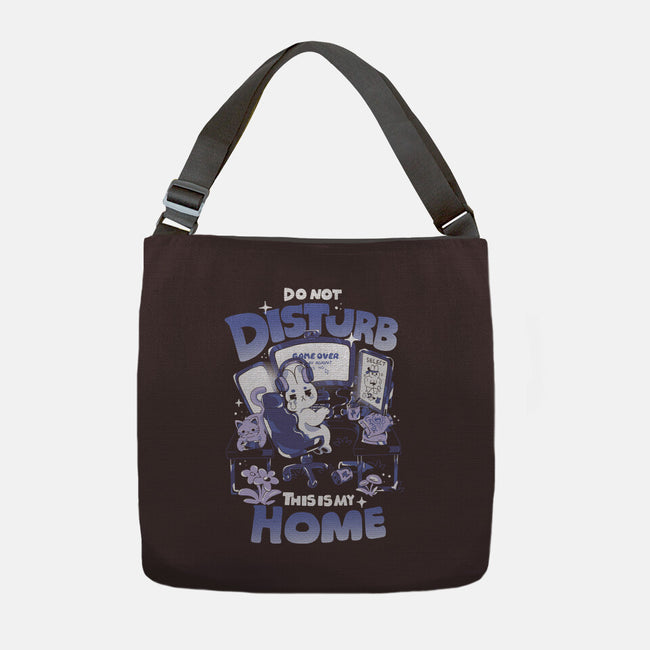 Do Not Disturb Gamer Bunny-None-Adjustable Tote-Bag-yumie