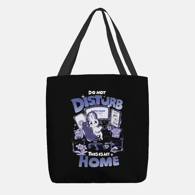 Do Not Disturb Gamer Bunny-None-Basic Tote-Bag-yumie