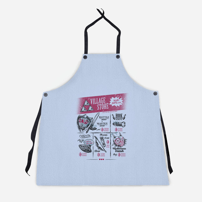 The Village Store-Unisex-Kitchen-Apron-yumie