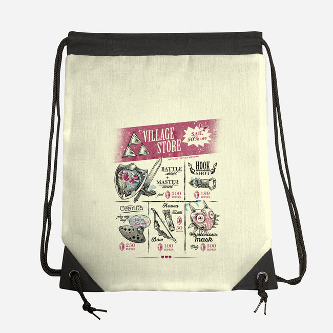 The Village Store-None-Drawstring-Bag-yumie