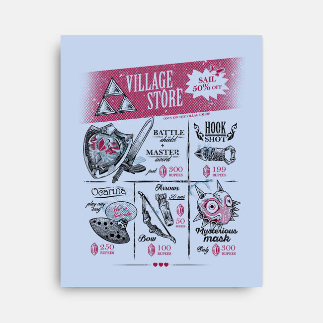 The Village Store-None-Stretched-Canvas-yumie