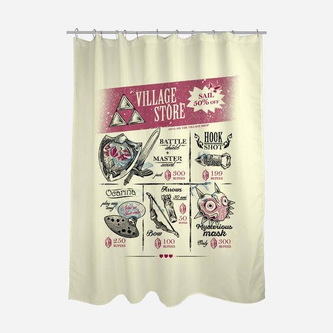 The Village Store-None-Polyester-Shower Curtain-yumie