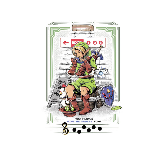 Zelda Sad Song-Womens-Fitted-Tee-yumie