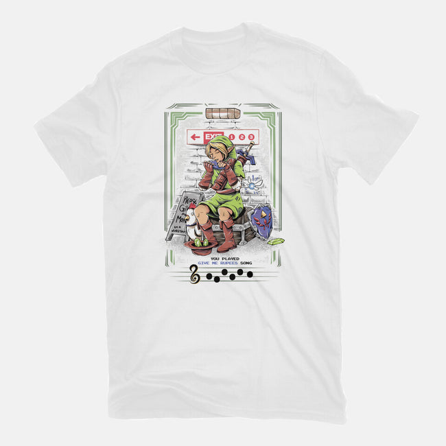 Zelda Sad Song-Womens-Fitted-Tee-yumie