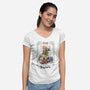 Zelda Sad Song-Womens-V-Neck-Tee-yumie